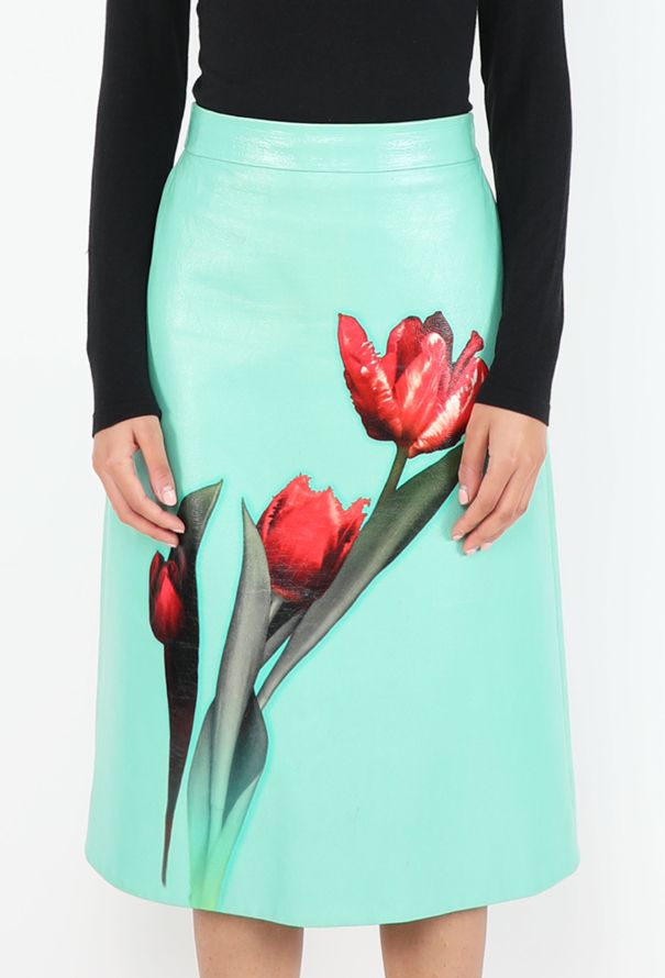 Prada F/W 2019 Tulip Calfskin Skirt - 4