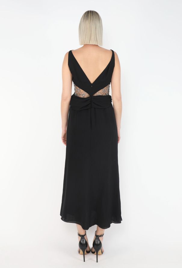Valentino Draped Lace Bodice Dress, 2001 - 4
