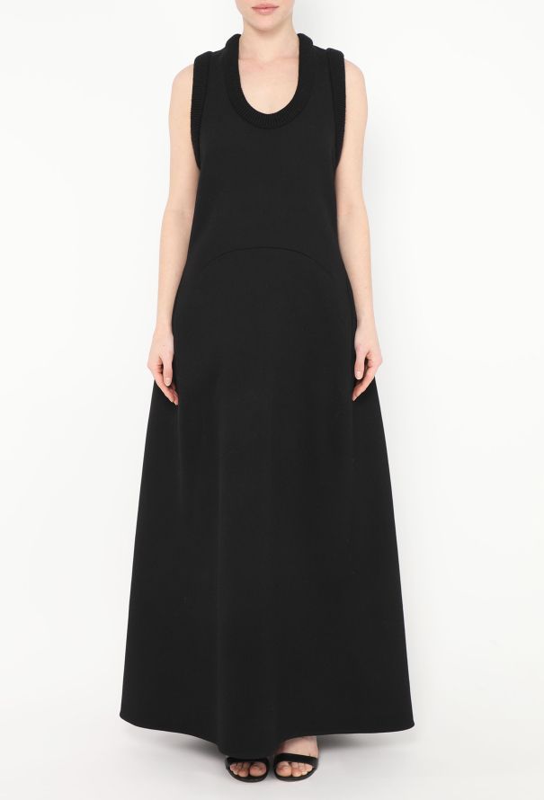 The Row 2024 Ribbed Trim Maxi Dress - 4 The Row 2024 Ribbed Trim Maxi Dress - 4