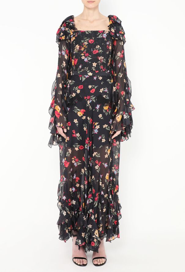 Rodarte S/S 2018 Ruffled Palazzo Ensemble - 5