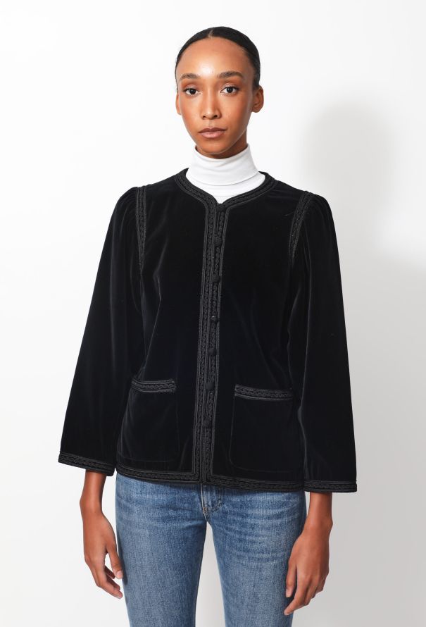 Saint Laurent 1976 Russian Collection Braided Jacket - 1