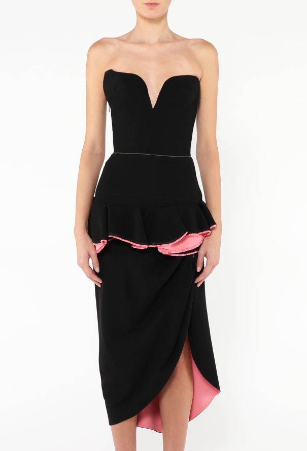 Balenciaga S/S 2013 Peplum Cut-Out Gown - 4