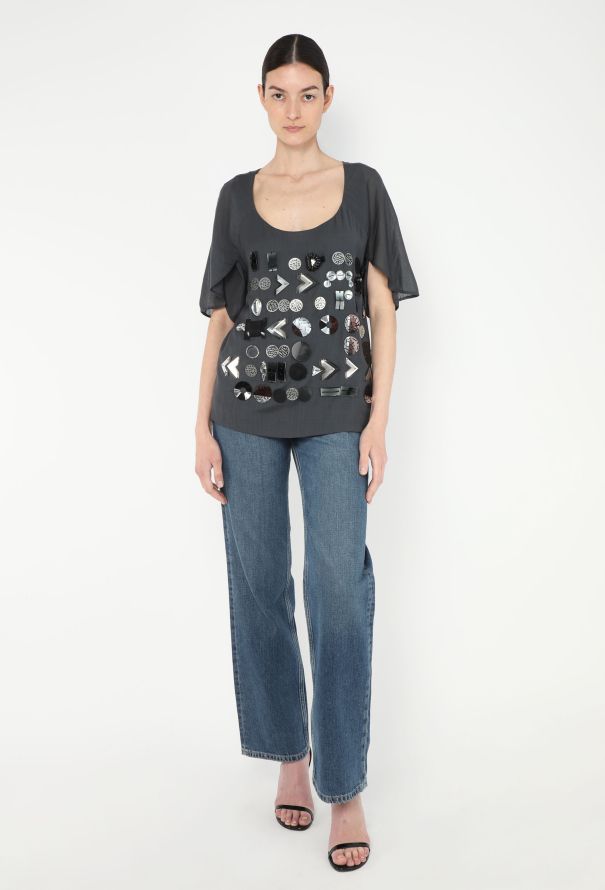 Chloé F/W 2007 Metallic Appliqué Tunic - 3 Chloé F/W 2007 Metallic Appliqué Tunic - 3