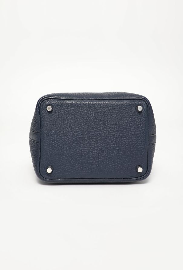 Hermès Bleu Nuit Clemence Picotin Lock It 18 - 6