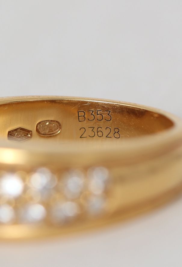 Boucheron Vintage 18K Yellow Gold & Diamond Axelle Ring - 6