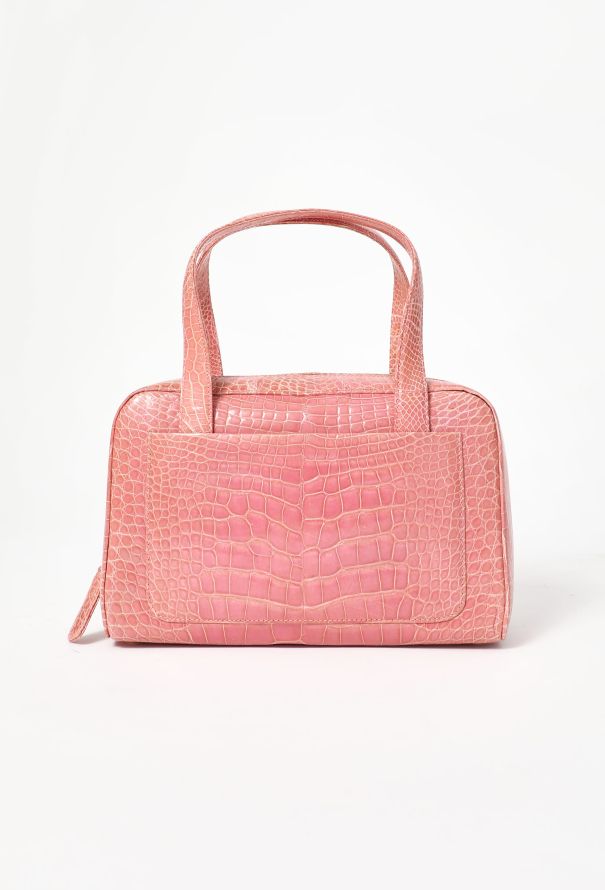 Chanel Early 2000s Alligator Bowling Bag - 3