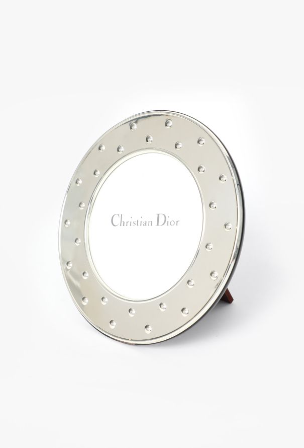 Dior Vintage Round Sterling Picture Frame - 2