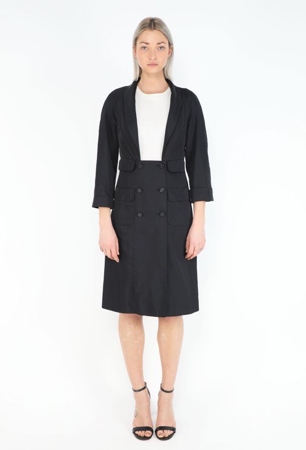 Chanel S/S 2006 Double-Breasted Shawl Dress - 1