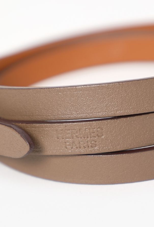 Hermès Swift 'Hapi' Triple-Tour Bracelet - 4 Hermès Swift 'Hapi' Triple-Tour Bracelet - 4