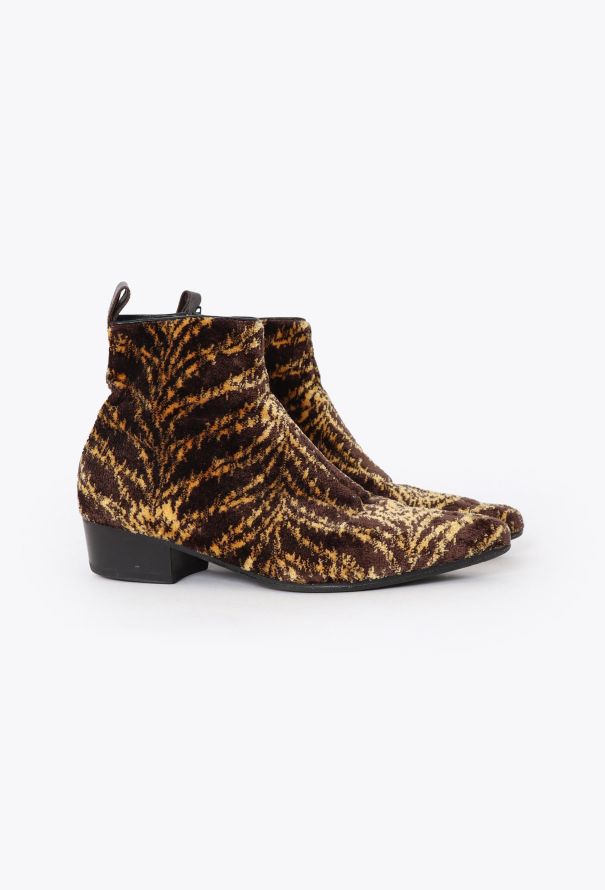 Louis Vuitton Pre-Fall 2015 Terrycloth Monogram Boots - 4