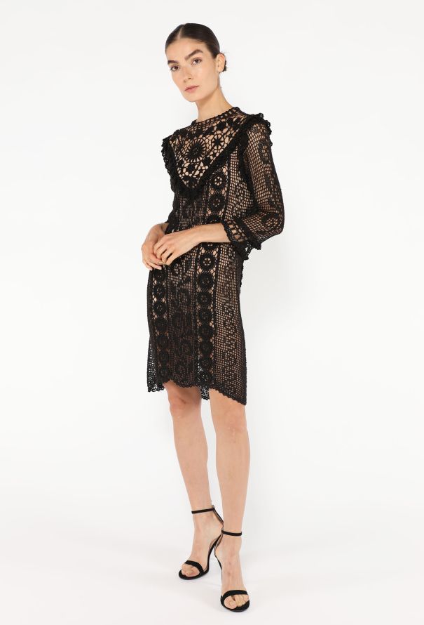 Crochet Empire Tunic Dress - 4