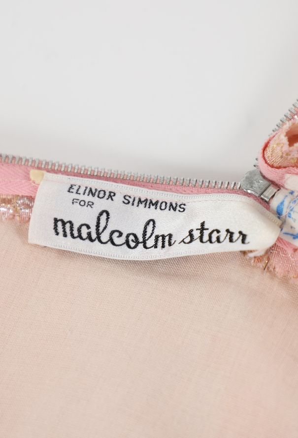 Malcom Starr 1960s Brocade Lamé Gown - 5