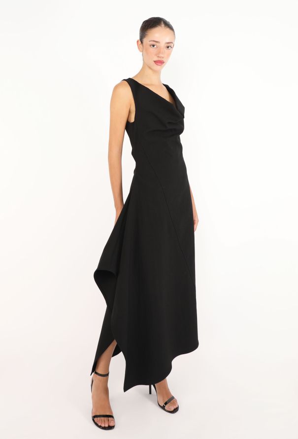 Bottega Veneta Asymmetrical Cowl Dress, 2023 - 3