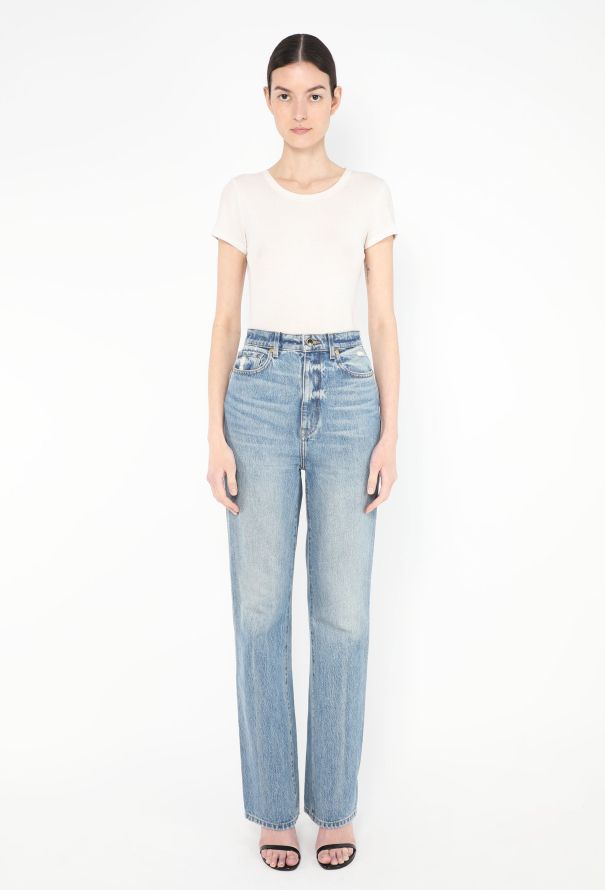 Khaite 2024 Danielle Straight-Leg Jeans - 4
