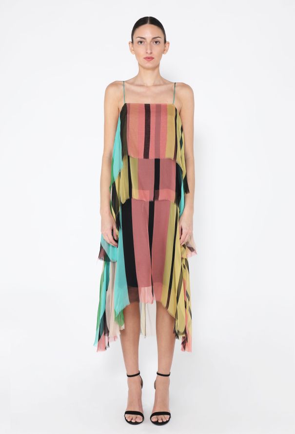 Dries Van Noten Spring 2015 Silk Slip Dress - 1
