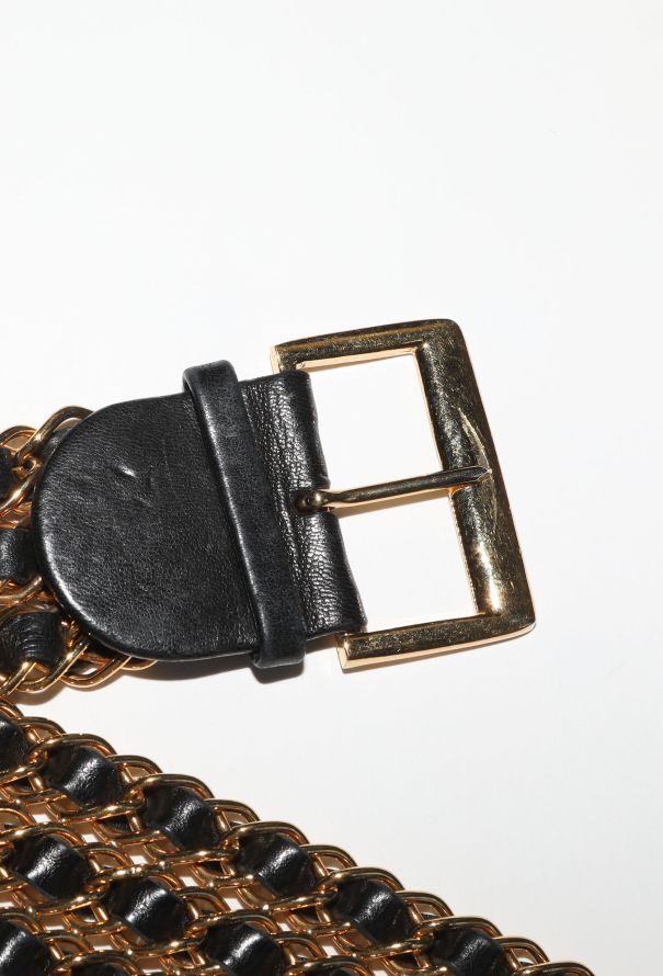 Chanel F/W 1989 Interwoven Chainlink Belt - 7