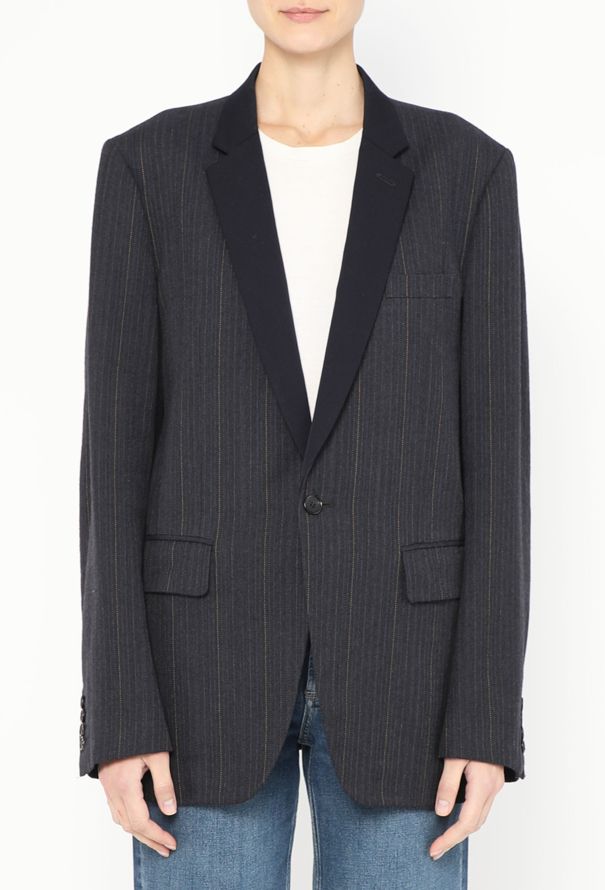 Comme des Garçons Pinstripe Chevron Blazer - 1