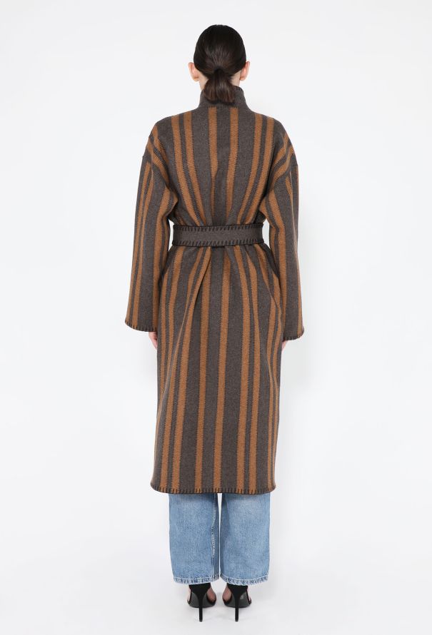Loro Piana Cashmere Kirk Belted Coat, 2024 - 7