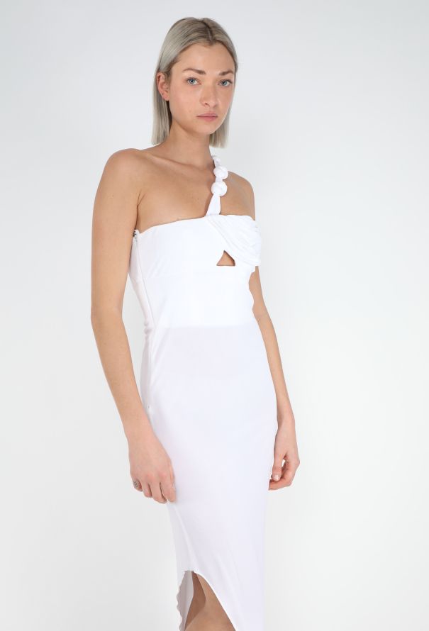 Helmut Lang Spring 2005 Knotted Halter Dress - 6