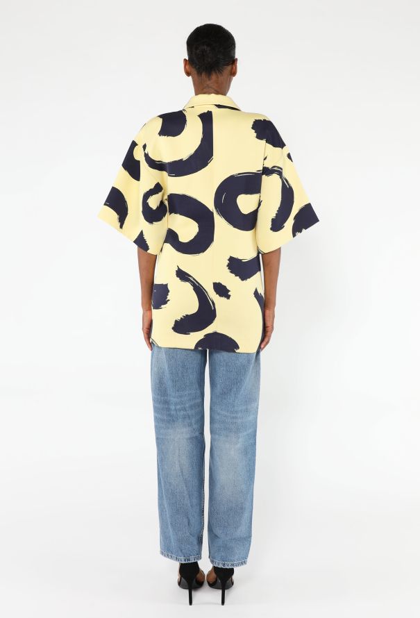 Céline S/S 2014 Brushstroke Tunic - 6