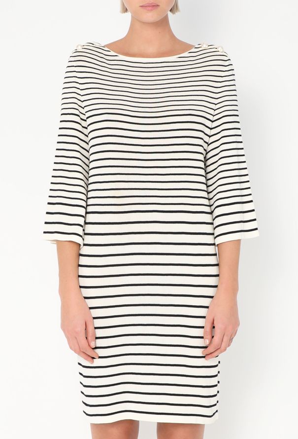 Chanel Marinière 'CC' Button Dress - 2