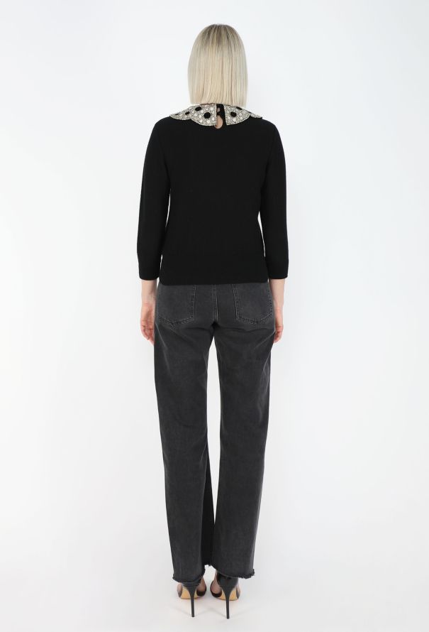 Dior Embellished Claudine Cashmere Sweater - 4