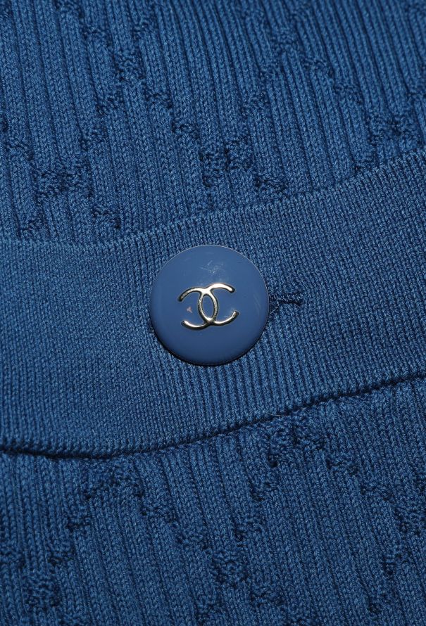 Chanel Lattice Knit 'CC' Cardigan - 6