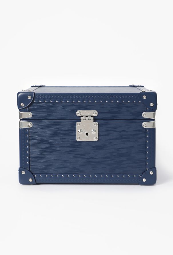 Louis Vuitton Blue Epi Watch & Jewelry Box - 1