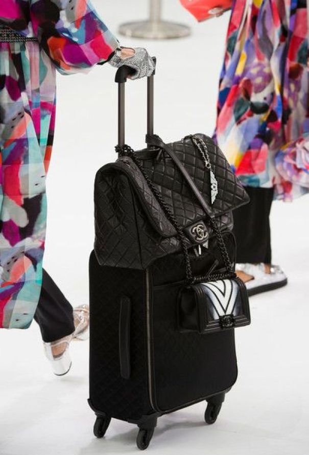 Chanel S/S 2016 Airlines XXL Classic Flap Bag - 2