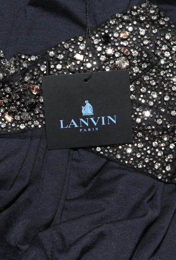 Lanvin Embellished Empire Jersey Gown, 2008 - 7