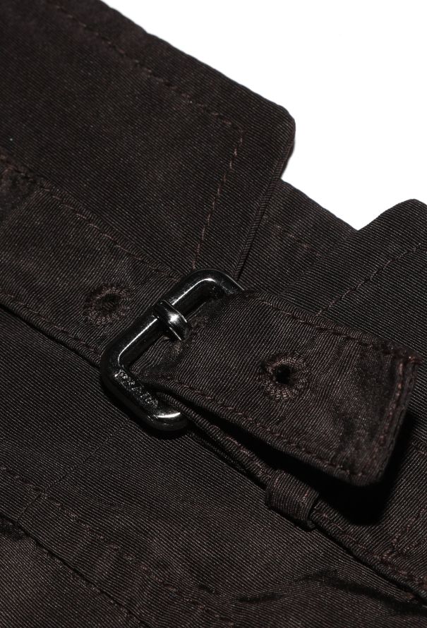 Prada S/S 2001 Pleated Nylon Skirt - 7