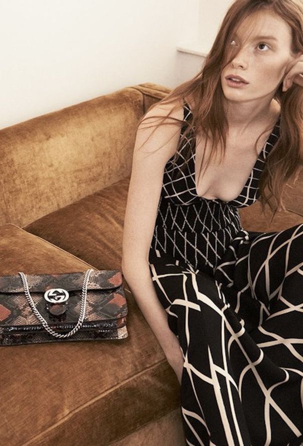Gucci - Gucci Interlocking A new shoulder bag from the Pre-Fall 2015  collection.