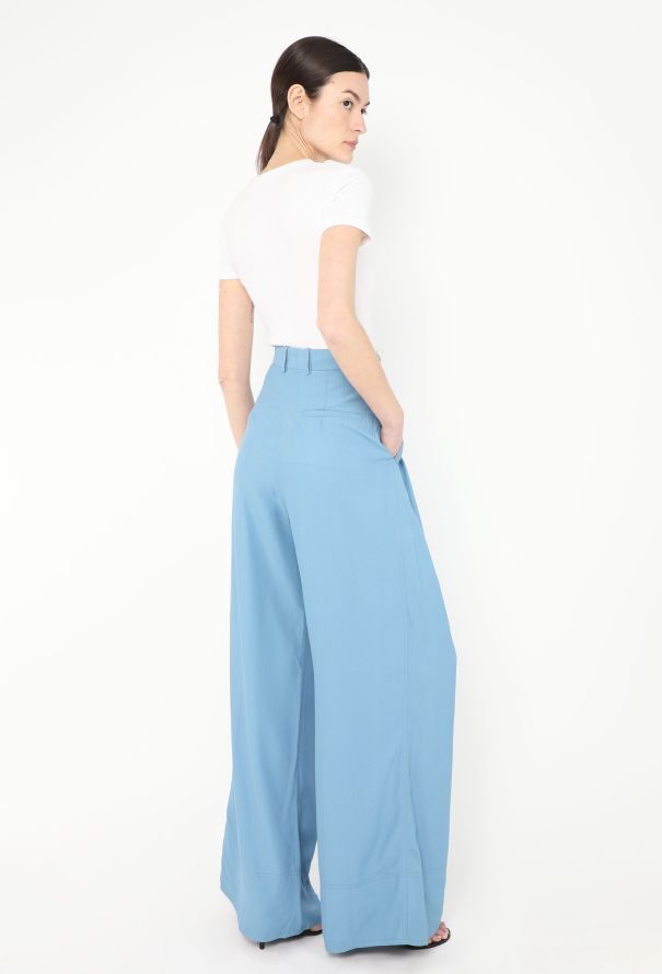 Céline Stitched Twill Trousers - 4