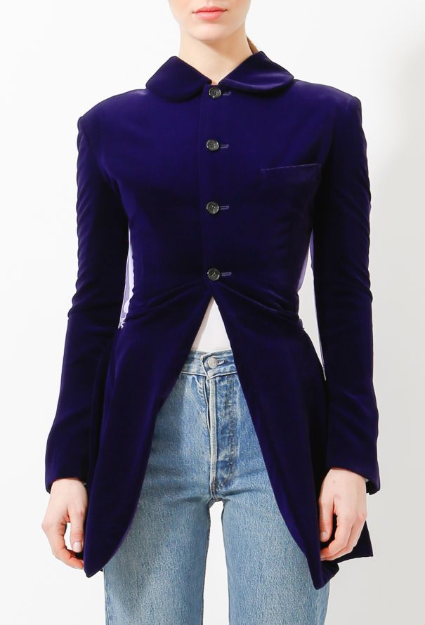 Comme des Garçons F/W 2007 Trompe l'Œil Velvet Jacket - 1