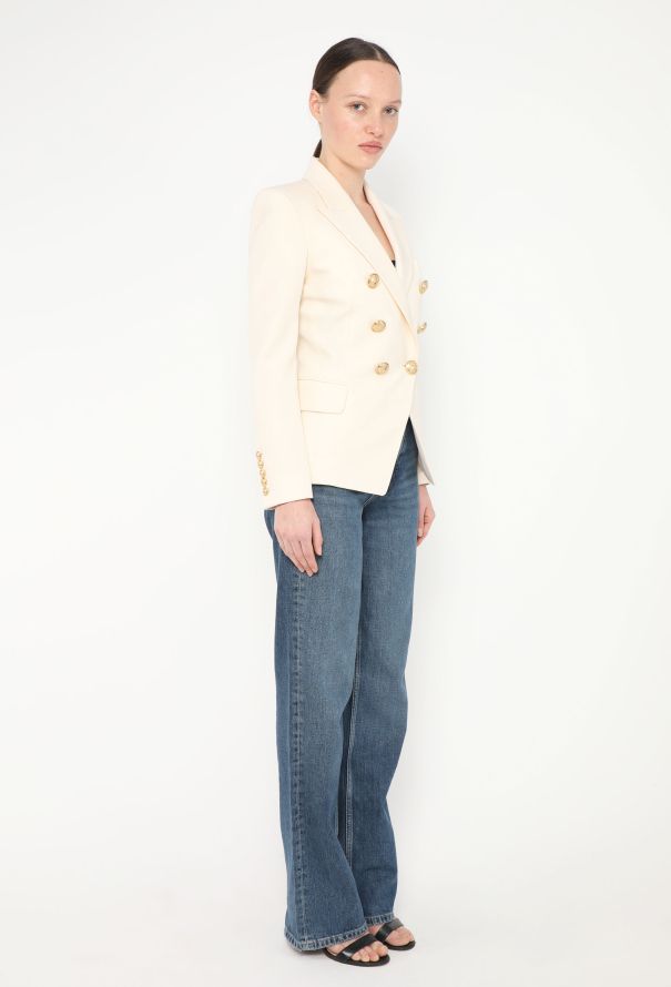 Balmain Tailored Emblem Blazer - 4