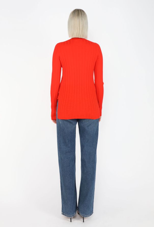 Céline Ribbed Knit Top - 4