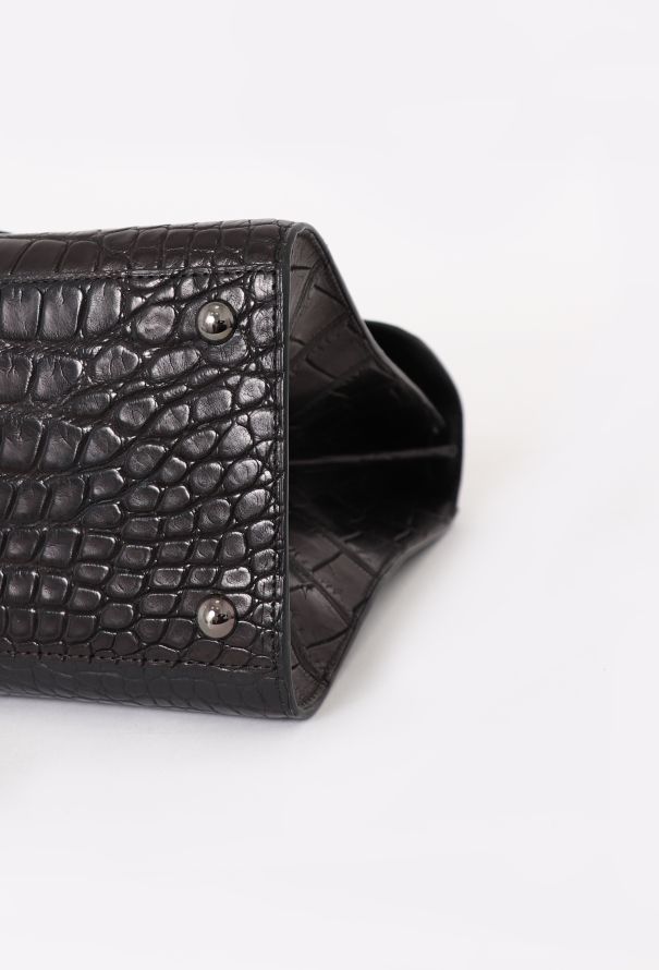 Delvaux F/W 2017 Alligator Échec & Mat  Brillant MM Bag - 8