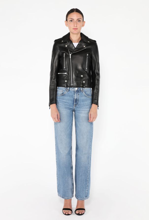 Saint Laurent 2021 Leather Biker Jacket - 4