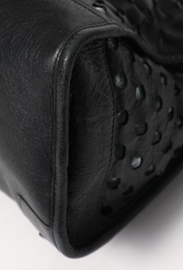 Balenciaga Perforated Classic City Shoulder Bag - 9