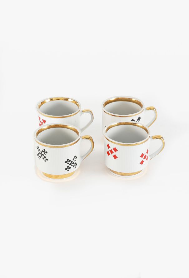 Vintage Objects & Decor 1960s Limoges Poker Vide-Poche & Cup Set - 3