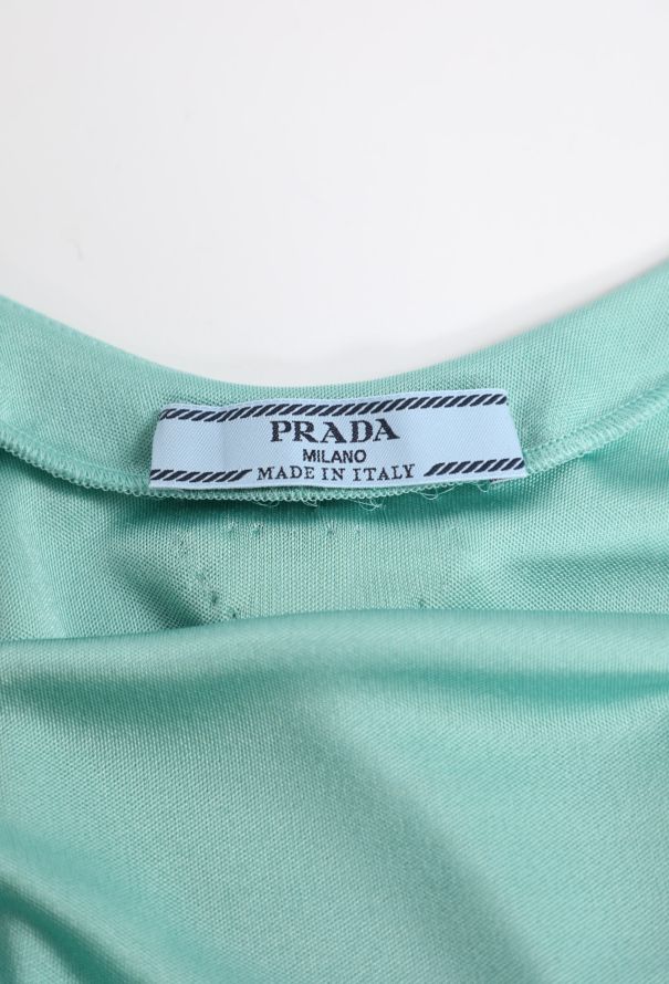 Prada Organzine Feather Trim Dress - 7 Prada Organzine Feather Trim Dress - 7