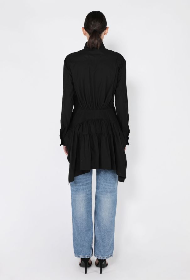 Alaïa Fluted Peplum Shirt - 5