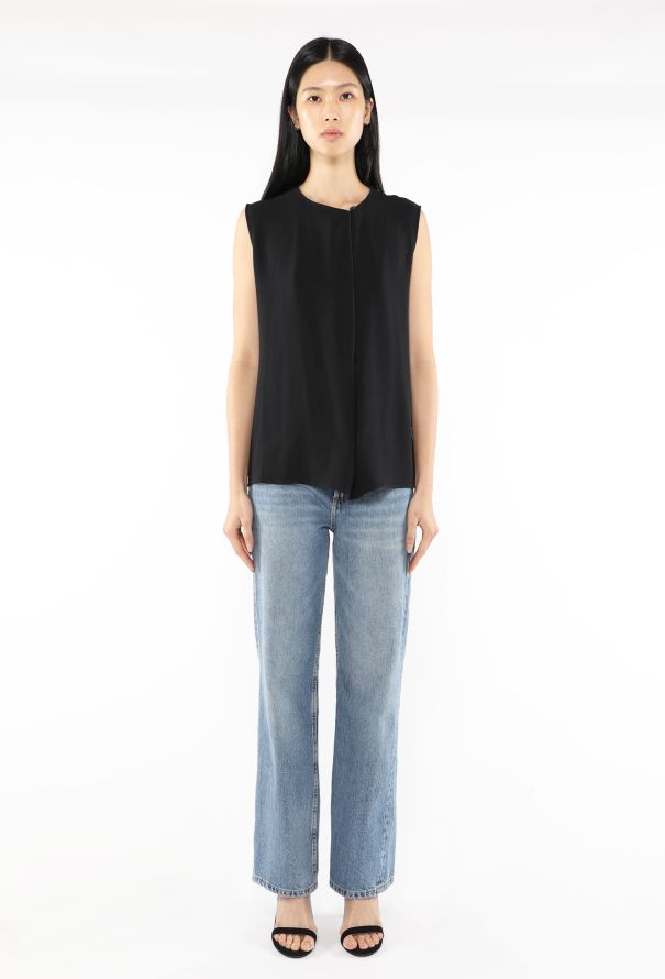 Hermès Martin Margiela Sleeveless Silk Top, 1990s - 3
