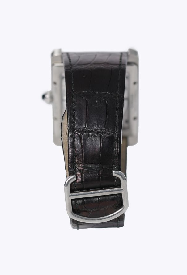 Cartier Grey Steel Tank MC Automatic Watch - 7