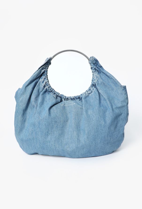 Maison Margiela 2004 Denim Large Hobo Bag - 4