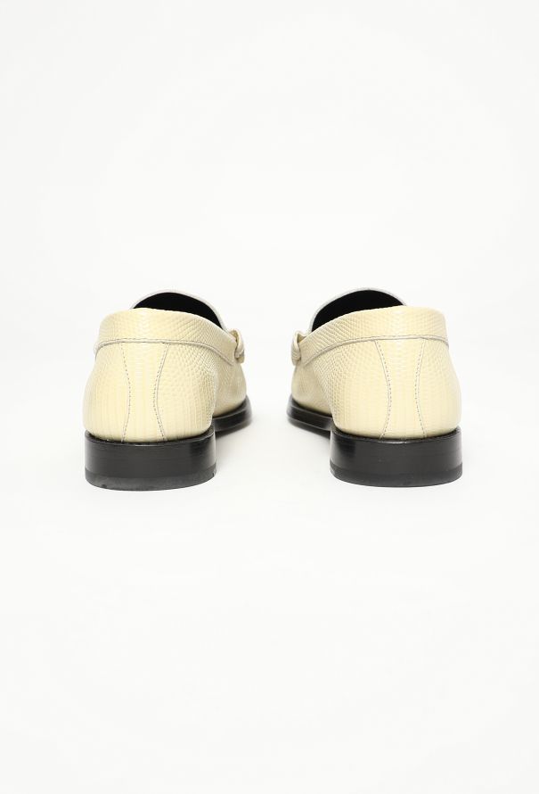 Céline Lizard Embossed Triomphe Loafers - 4 Céline Lizard Embossed Triomphe Loafers - 4