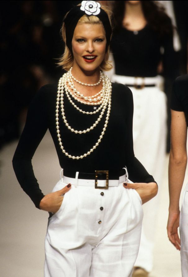 Chanel ICONIC S/S 1995 Bicolor Belt - 2