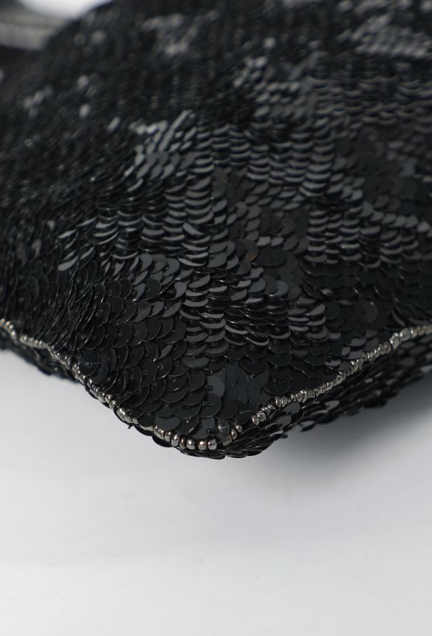 Chanel '90s Mini Trompe-l’oeil Sequin Tote Bag - 9