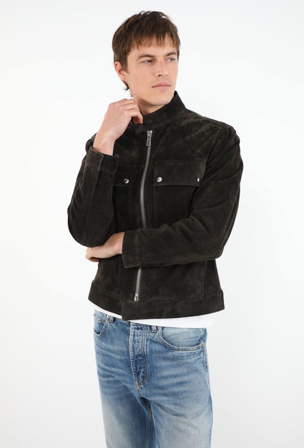 Loro Piana Geisei Full-Zip Suede Jacket - 2