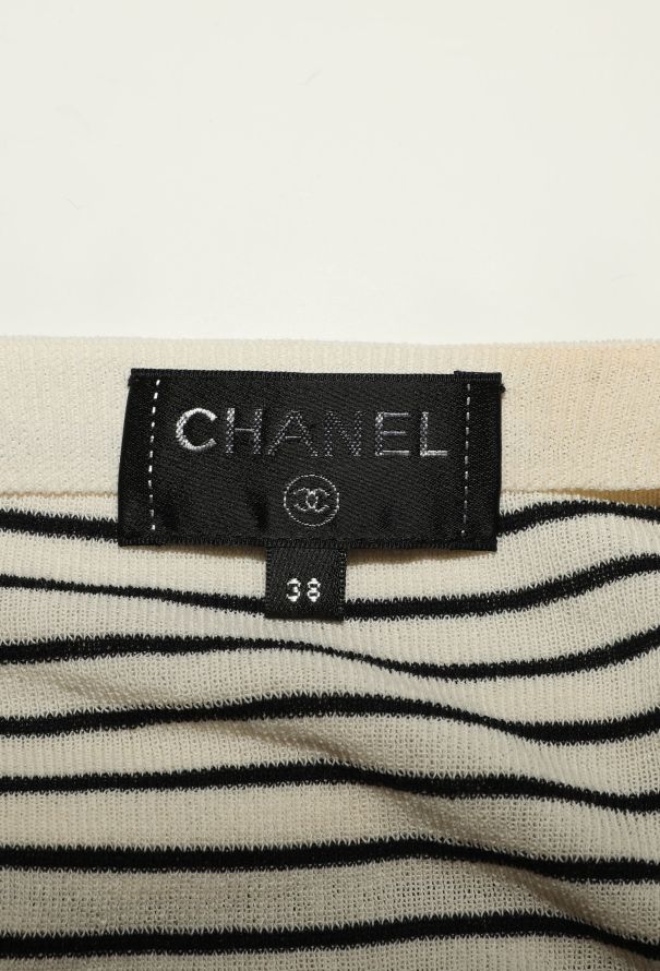 Chanel Marinière 'CC' Button Dress - 5